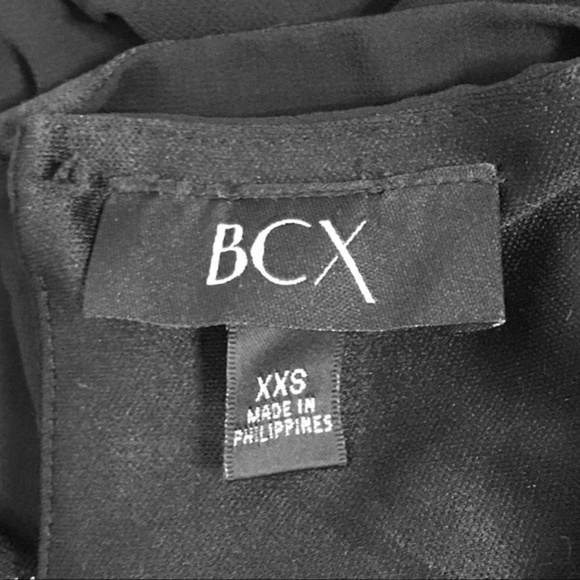 💎 BCX 3/4 bell gold lace chiffon crop blouse - Picture 4 of 8